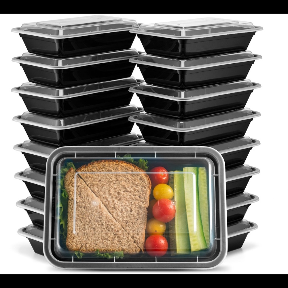 Ez Prepa Single Compartment Meal Prep 20ct
